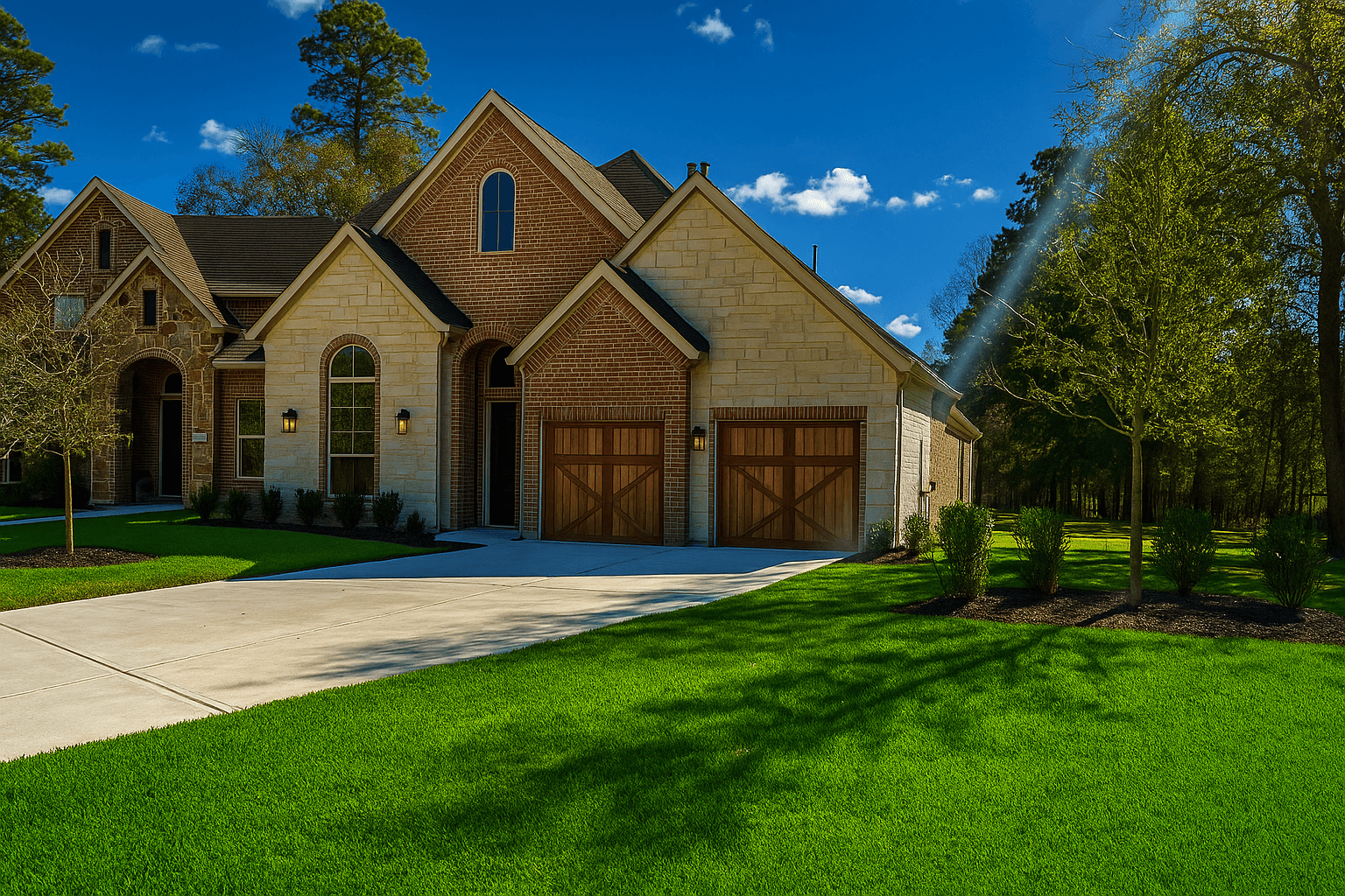 Bear Builders custom home, daytime exterior