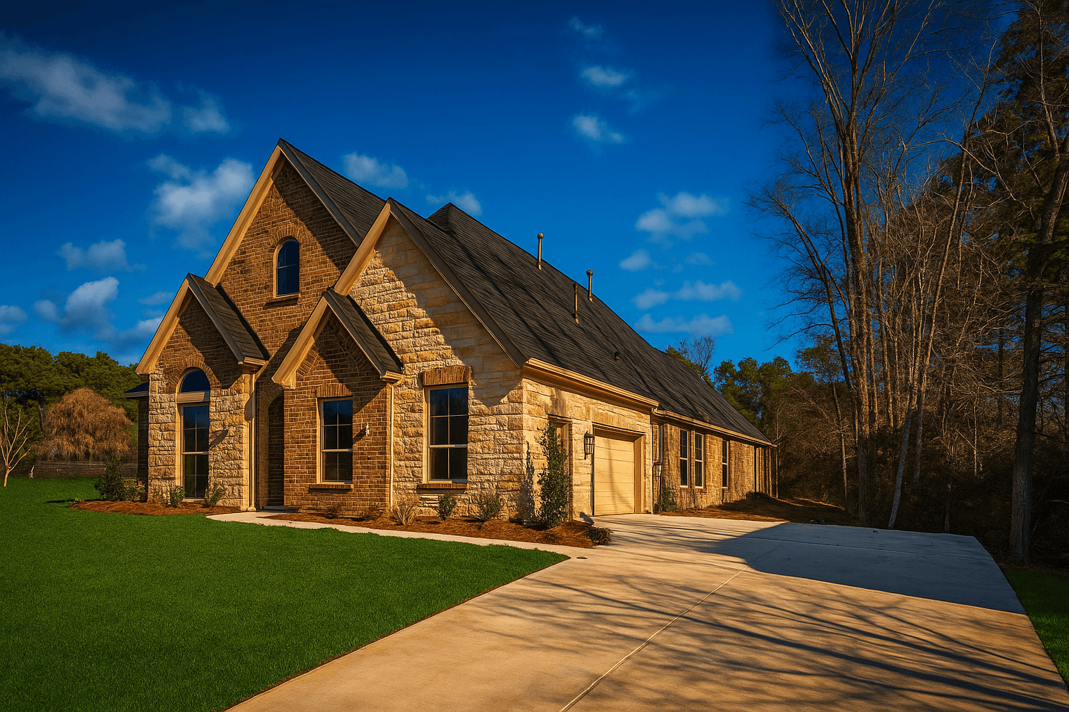 Bear Builders custom home, daytime exterior