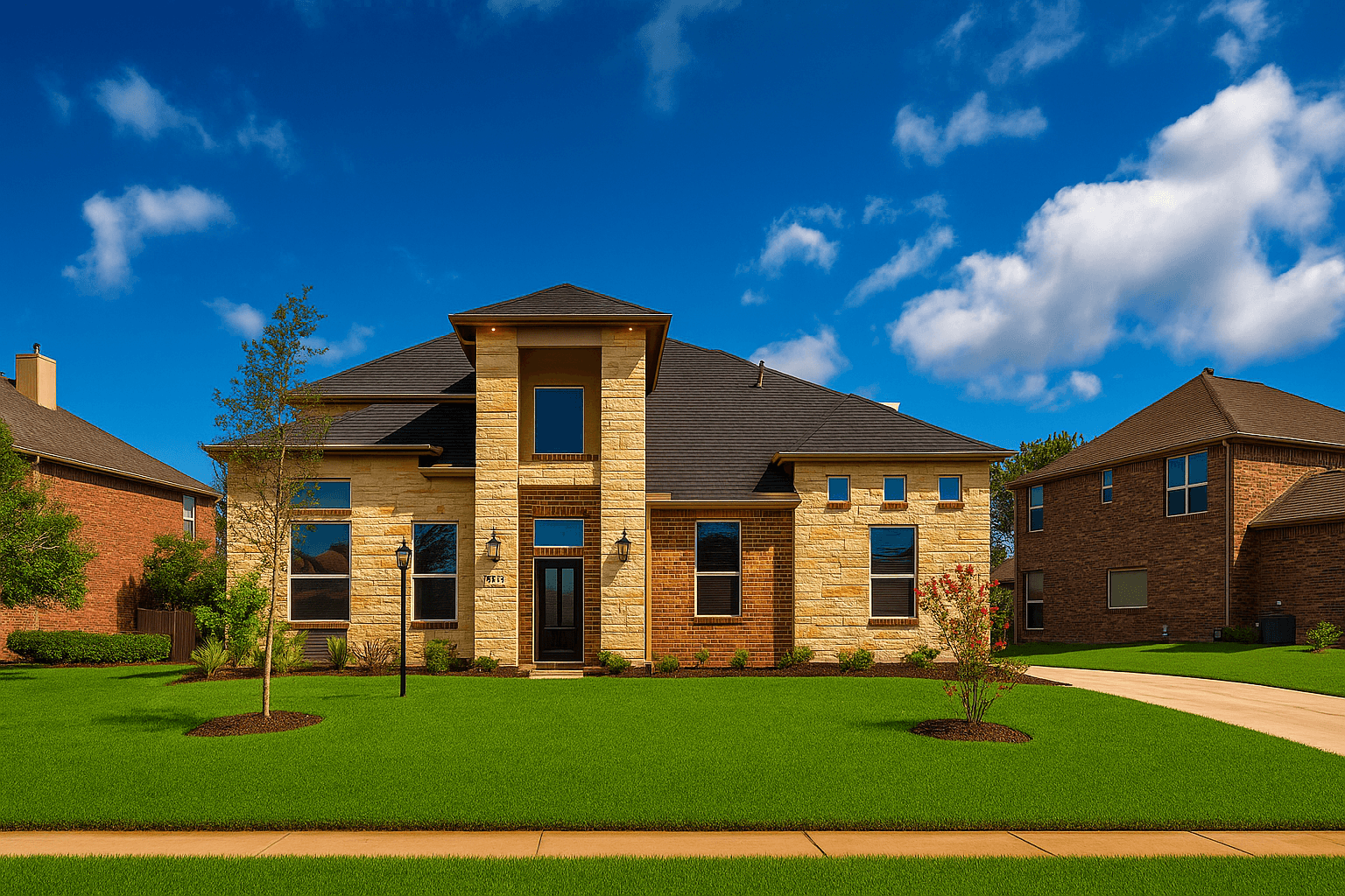 Bear Builders custom home, daytime exterior