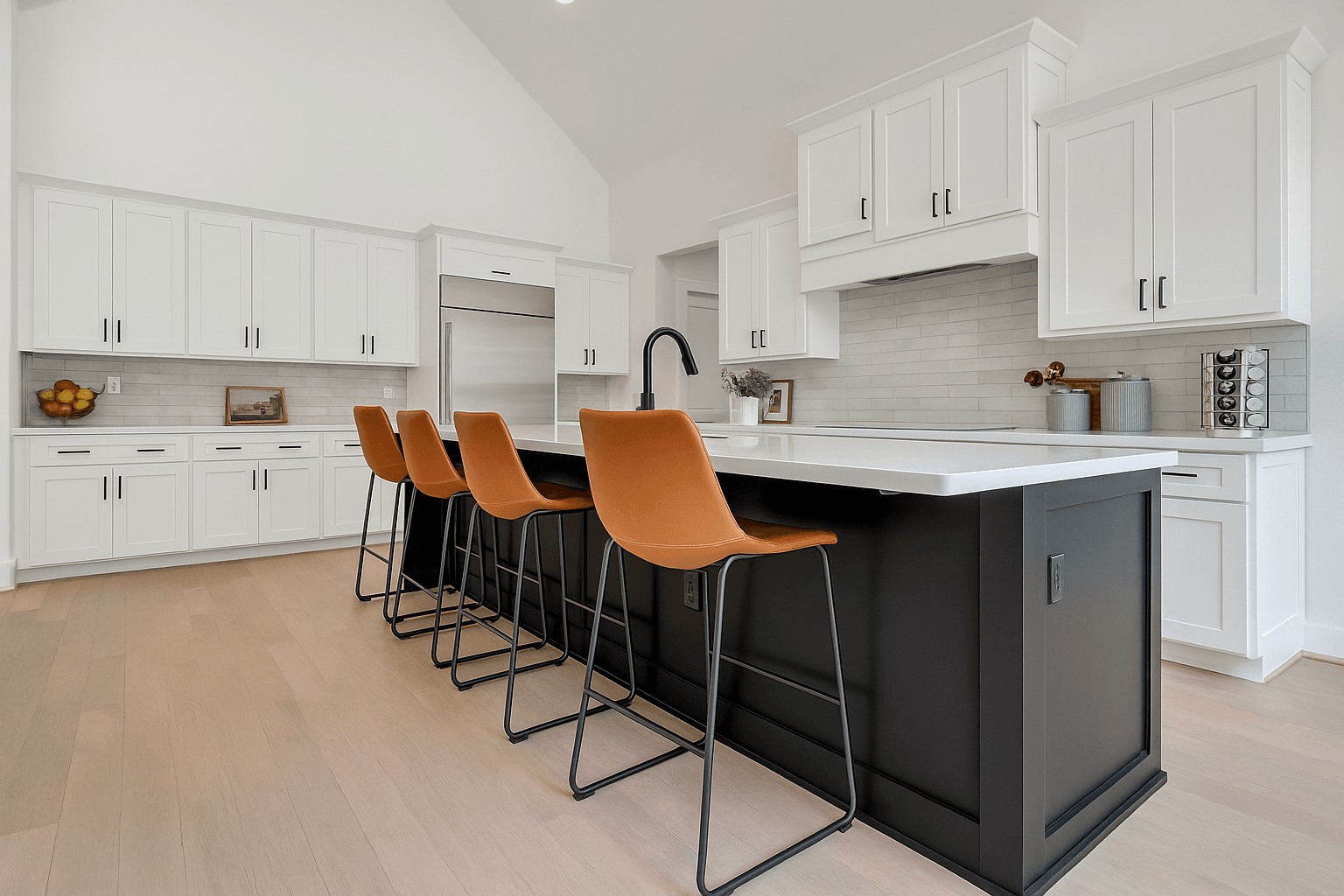 Kitchen island with seating