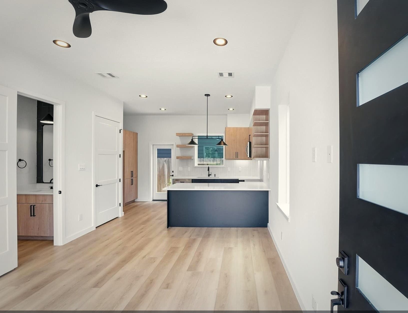 Bear Builders modern kitchen with dark accents